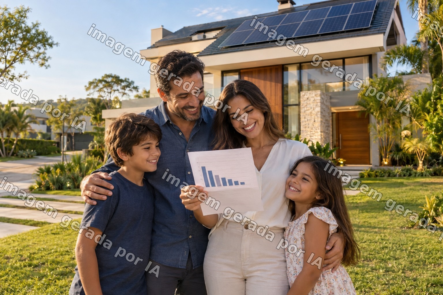 pessoa usando energia solar em casa